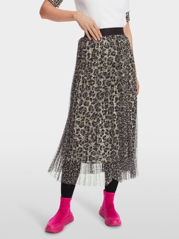 Marc Cain Tüllrock mit Leo-Print Wochenangebot
