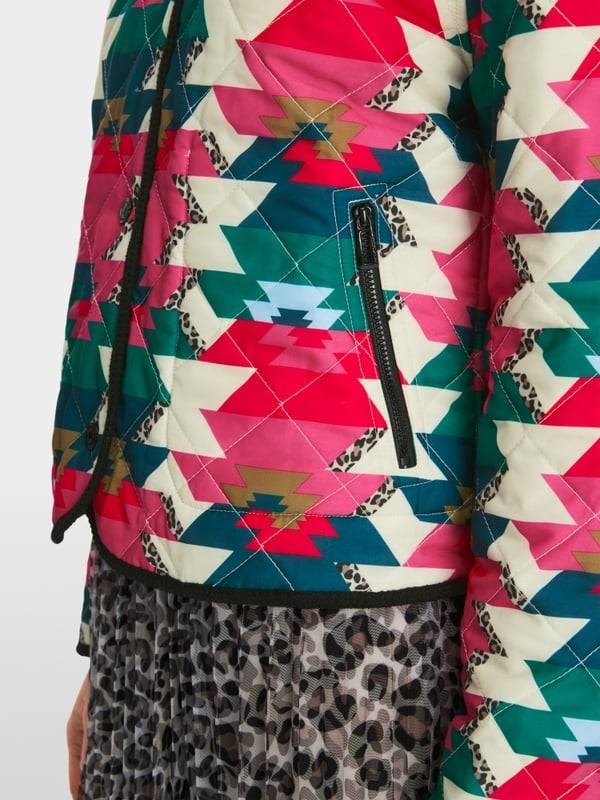 Marc Cain Reversible Steppjacke mit Print Begrenzte Freigabe