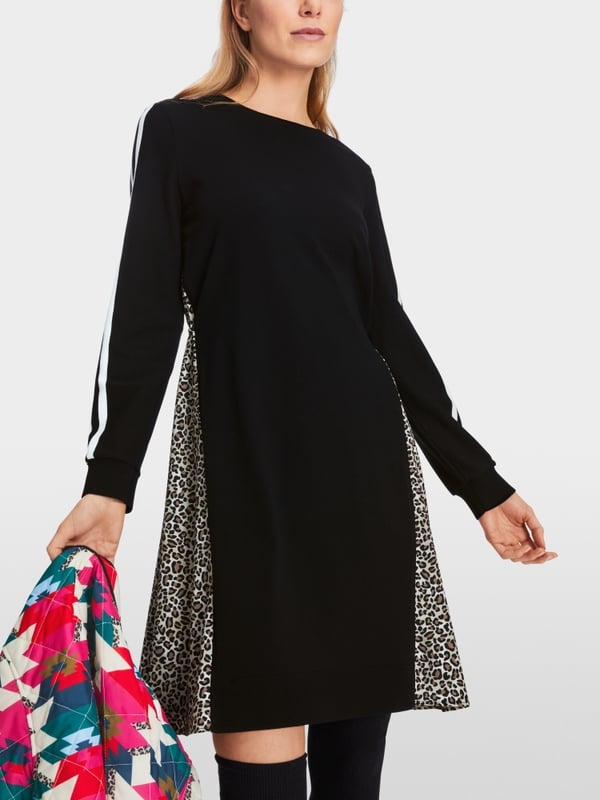 Marc Cain Kleid in Materialmix "Rethink Together" 50% Rabatt mit kostenlosem Versand