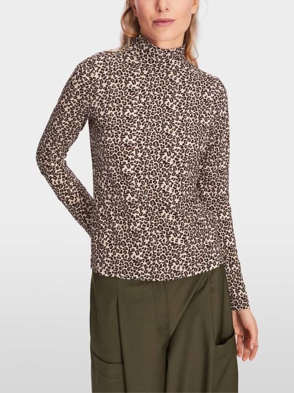 Marc Cain Longsleeve in Leo-Print Outlet