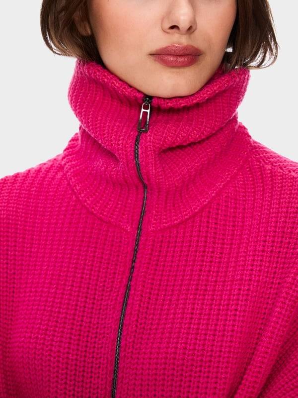 Marc Cain Sweater mit Troyer - Knitted in Germany Blitzverkäufe