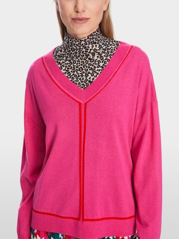 Marc Cain Sweater mit V-Neck - "Rethink Together" Saisonschlussverkauf