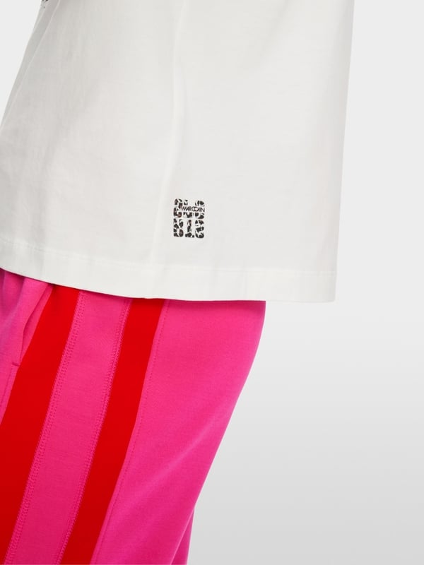 Marc Cain Baumwoll-T-Shirt mit Lama-Gang-Motiv Vatertagsangebot