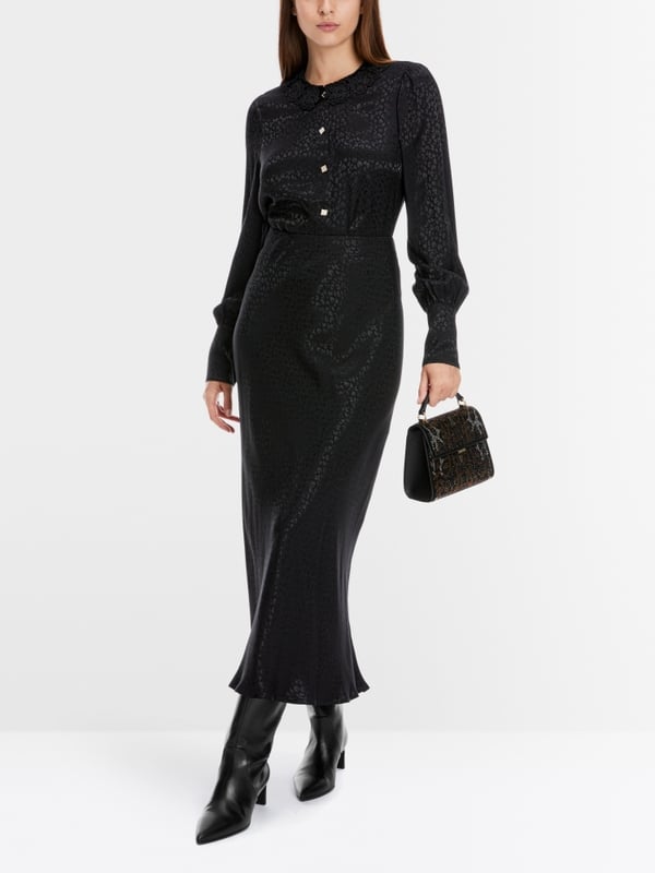 Marc Cain Bluse im Leo-Jacquard Nur für heute