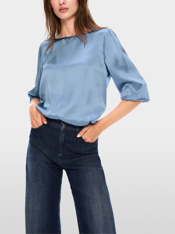 Marc Cain Lockere Seidenbluse Discount Store für neue Produkte