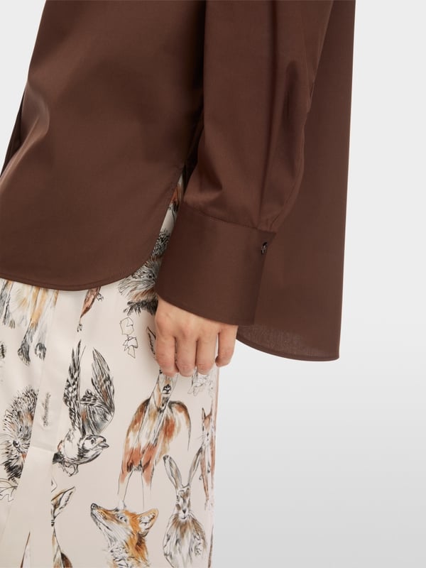 Marc Cain Hemdbluse im Baumwollstretch 50% Rabatt mit kostenlosem Versand