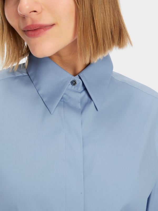 Marc Cain Hemdbluse im Baumwollstretch Clearance-Verkauf