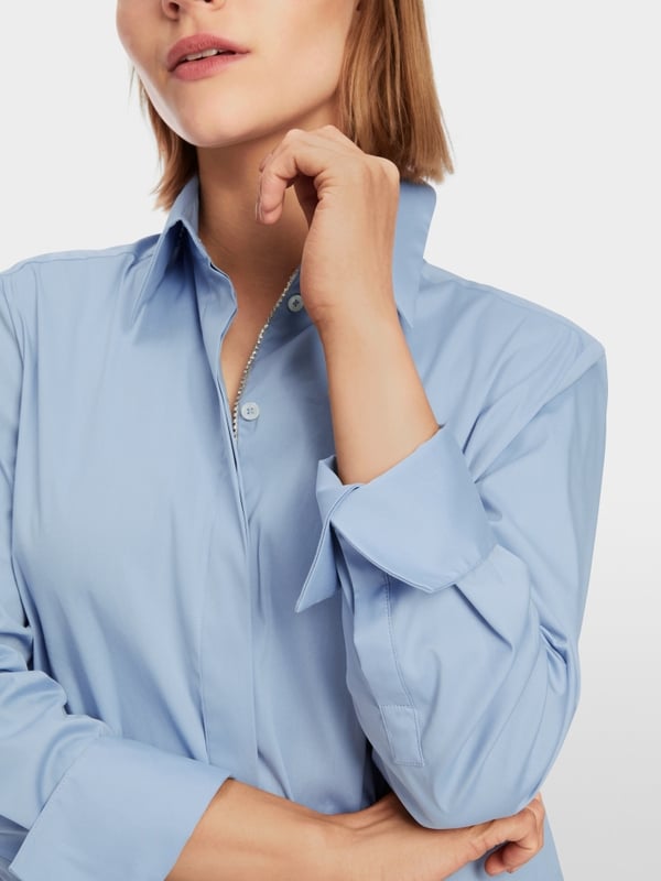 Marc Cain Hemdbluse im Baumwollstretch Clearance-Verkauf