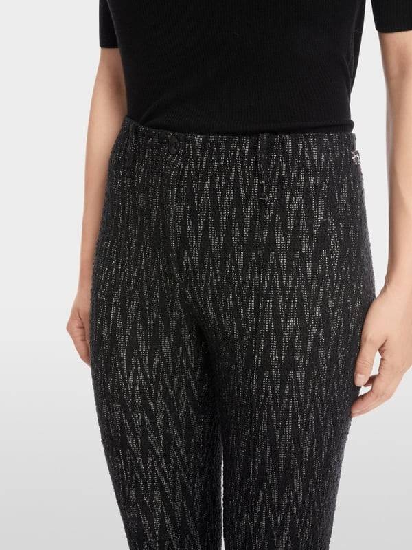 Marc Cain Modell SYDNEY - Hose mit Zackenmuster Blitzangebot