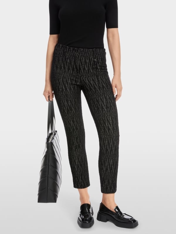 Marc Cain Modell SYDNEY - Hose mit Zackenmuster Blitzangebot