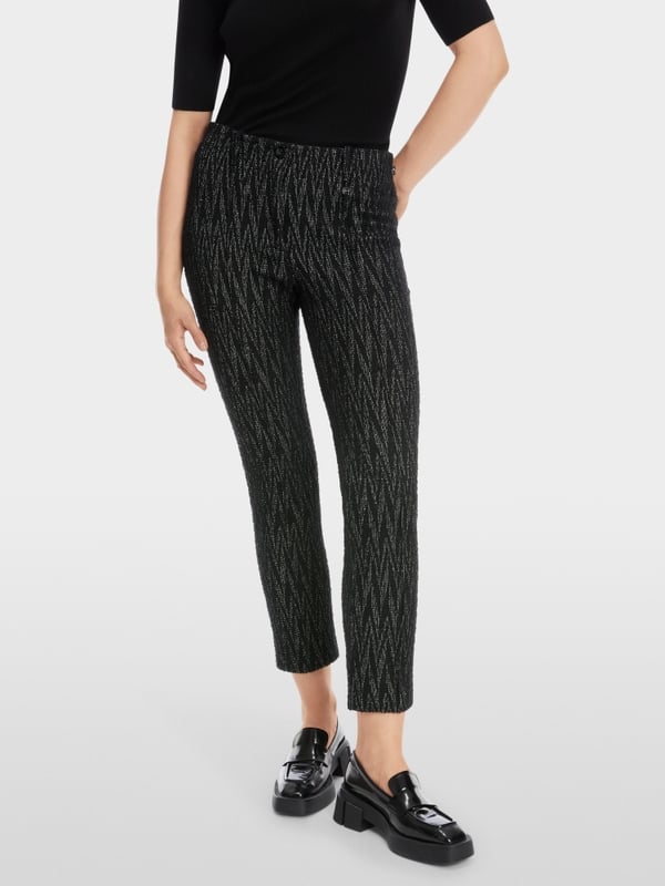 Marc Cain Modell SYDNEY - Hose mit Zackenmuster Blitzangebot