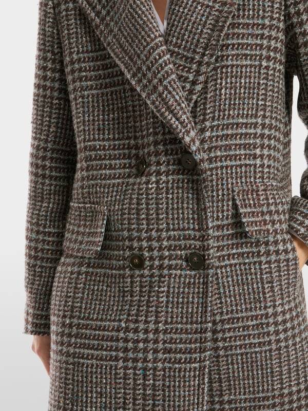 Marc Cain Langer Blazer-Mantel in Vintage-Karo Black Friday Preise