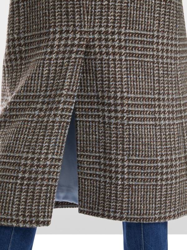 Marc Cain Langer Blazer-Mantel in Vintage-Karo Black Friday Preise