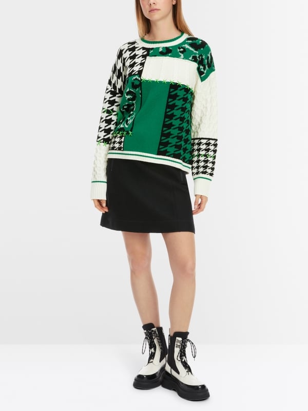 Marc Cain Strick-Pullover im Muster-Mix Fabrikpreis