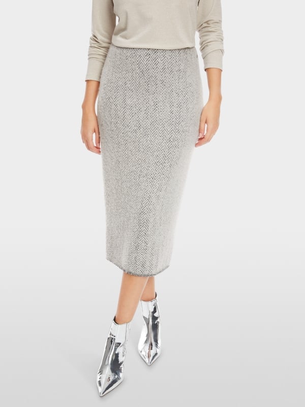 Marc Cain Schmaler Midirock Knitted in Germany Osterangebot