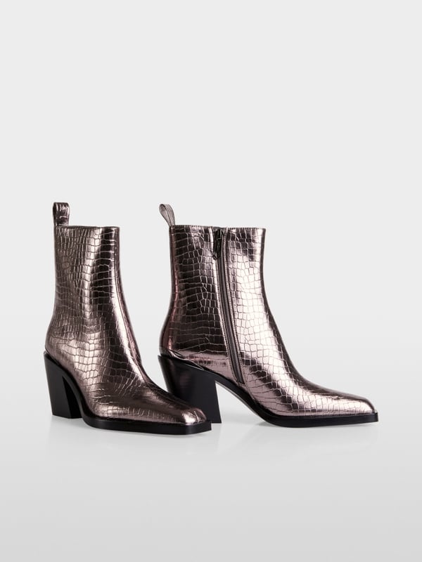Marc Cain Stiefelette im metallic Kroko-Look Neueste Mode