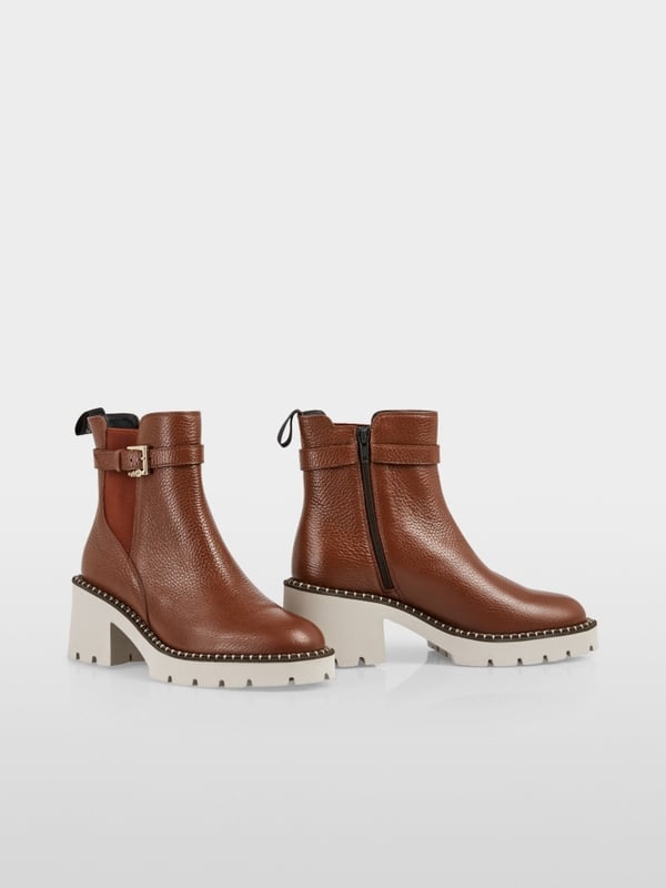 Marc Cain Eleganter Bootie mit Blockabsatz VIP-Rabatte