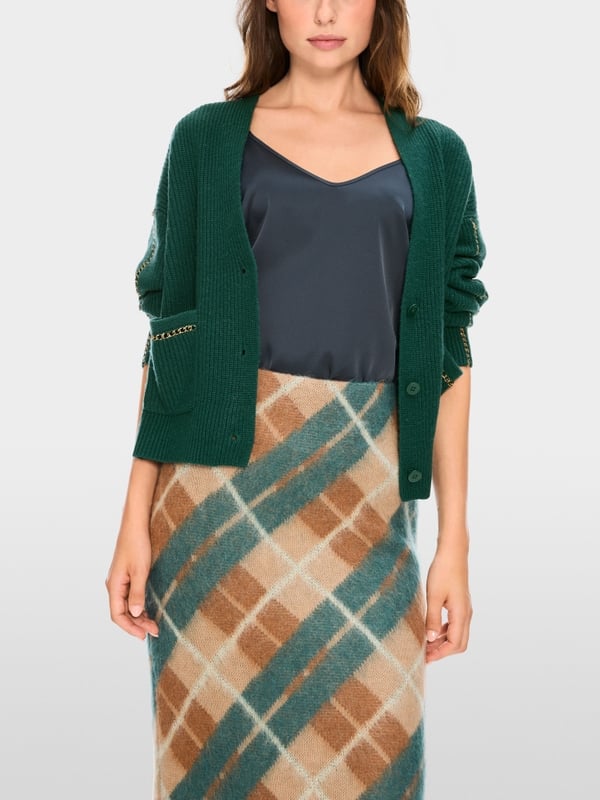 Marc Cain Rippstrick-Cardigan "Rethink Together" Begrenztes Angebot