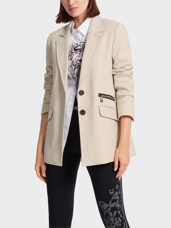 Marc Cain Blazer aus Baumwolle Große Rabatte