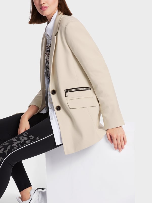 Marc Cain Blazer aus Baumwolle Große Rabatte