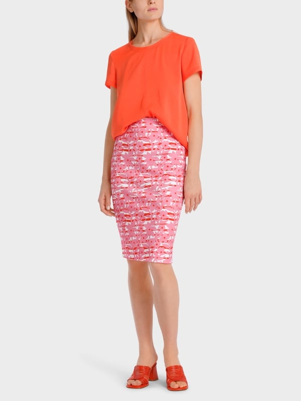 Marc Cain Bluse aus recyceltem Polyester Sonderangebote