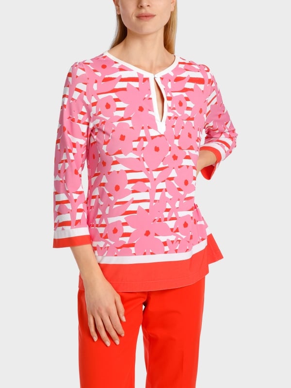 Marc Cain Elegante Bluse mit Overprint Wochenangebot