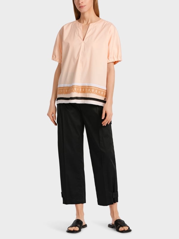 Marc Cain Weite Bluse mit Spitzendetails Letzter Tag