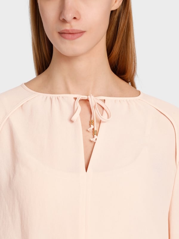 Marc Cain Leichte Bluse aus recyceltem Polyester Zeitbegrenzte Promotion