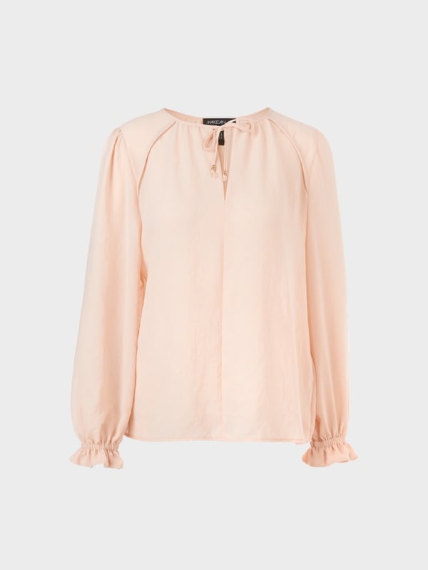 Marc Cain Leichte Bluse aus recyceltem Polyester Zeitbegrenzte Promotion