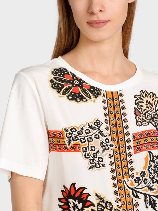 Marc Cain Bluse in Materialmix Bis zu 50% Rabatt