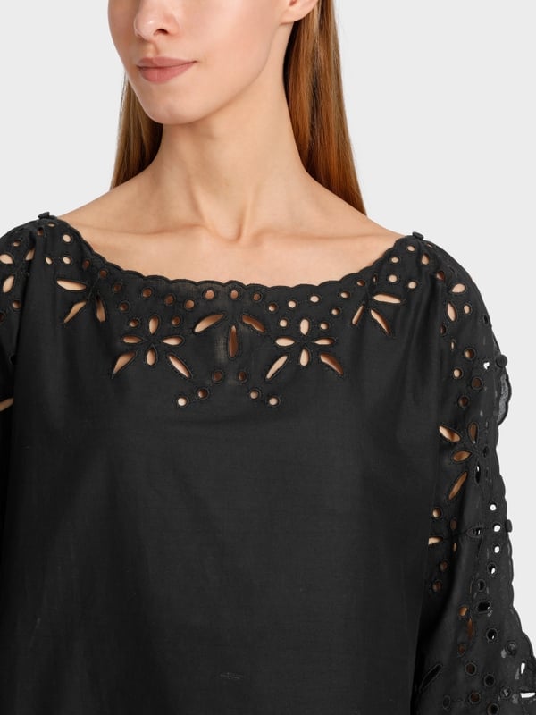 Marc Cain Spitzenbluse in A-Shape Bis zu 60% Rabatt