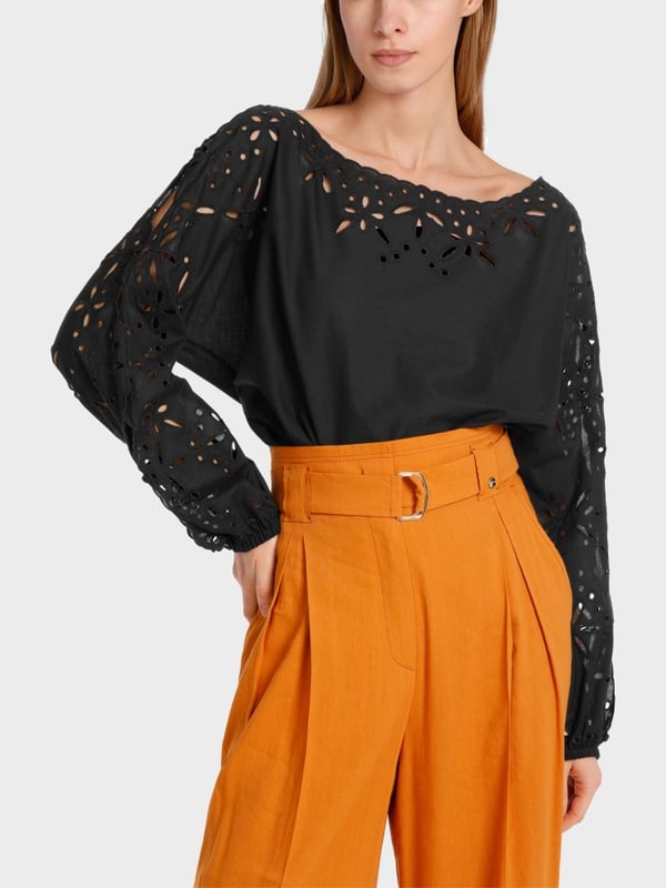 Marc Cain Spitzenbluse in A-Shape Bis zu 60% Rabatt