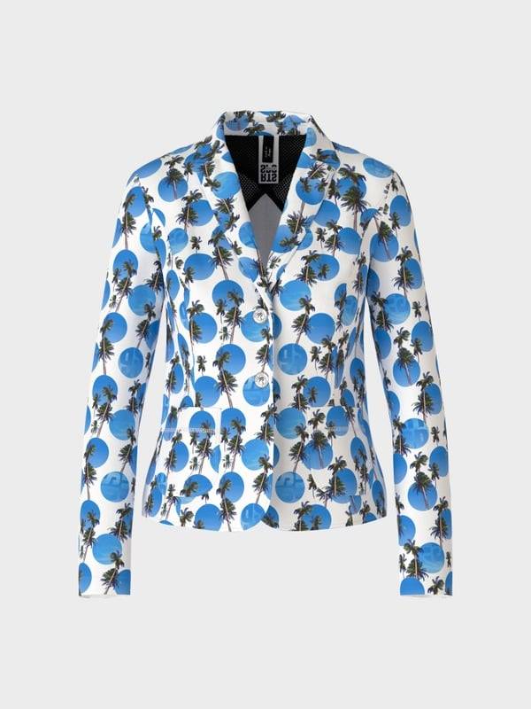Marc Cain Beach-Point-Blazer aus Scubamaterial Bis zu 55% Rabatt