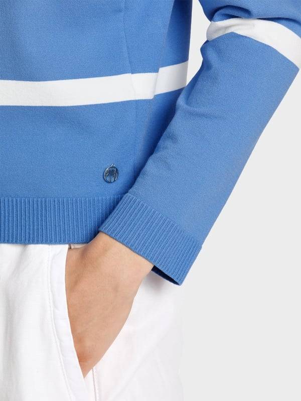 Marc Cain Gestreifter "Rethink Together" Cardigan Online