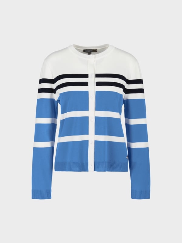 Marc Cain Gestreifter "Rethink Together" Cardigan Online