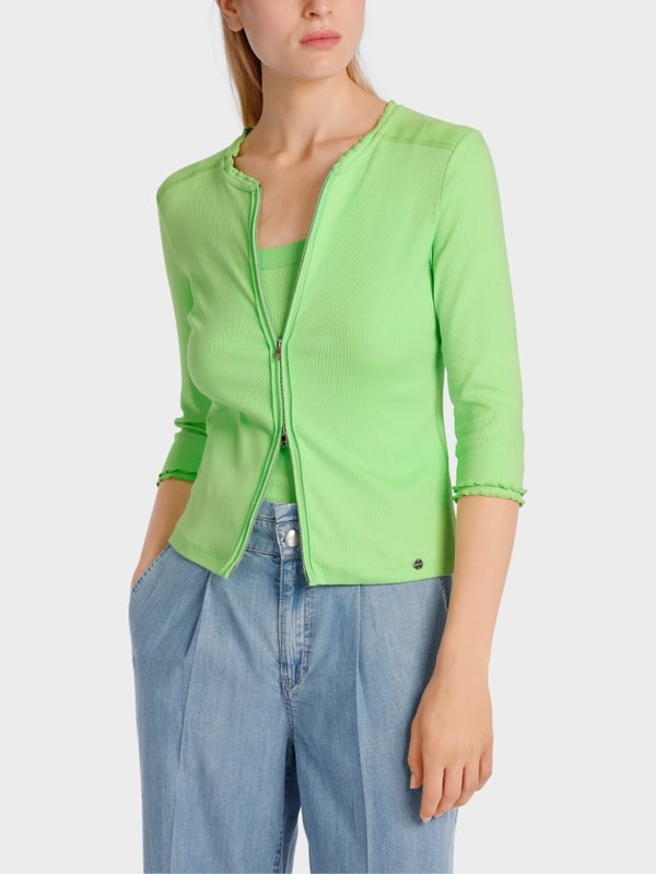 Marc Cain Sportive Jacke mit Rüschendetail im Angebot