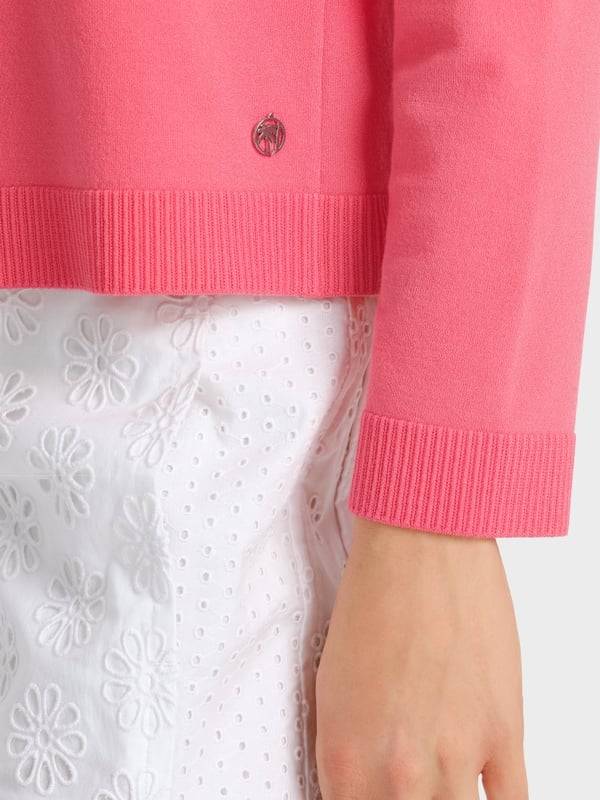 Marc Cain Gestreifter "Rethink Together" Cardigan Fabrikverkauf