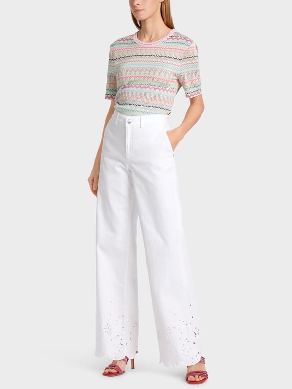 Marc Cain Modell WARRI – Hose “Rethink Together” Valentinstagsangebot
