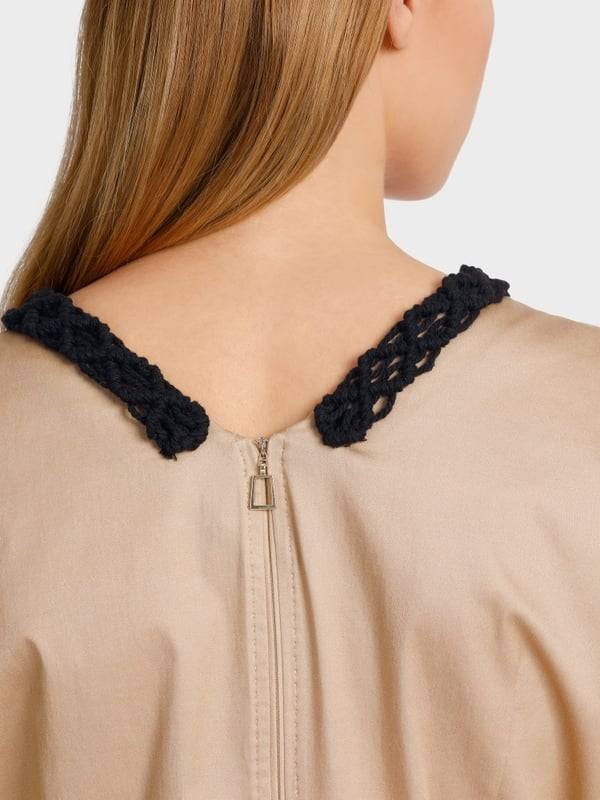 Marc Cain Midilanges, tailliertes Kleid Begrenzte Freigabe