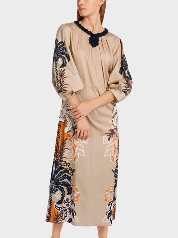 Marc Cain Midilanges, tailliertes Kleid Begrenzte Freigabe