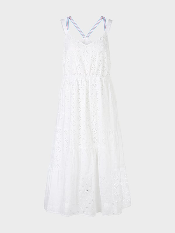 Marc Cain Sommerkleid mit Lochstickerei Zeitbegrenzte Promotion