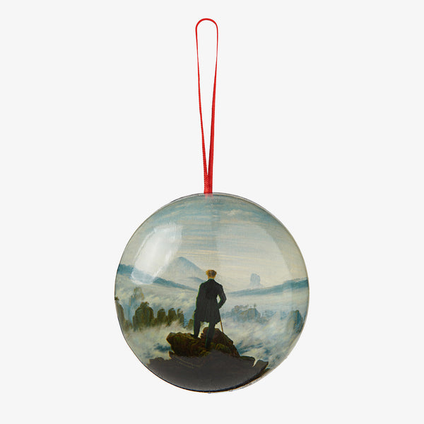 Musearta Geschenkkugel - Caspar David Friedrich, Der Wanderer über dem Nebelmeer 50% Rabatt mit kostenlosem Versand