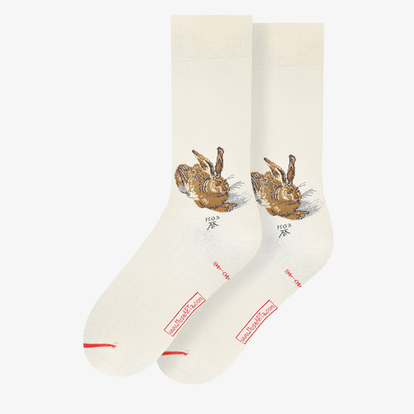 Musearta Oster-Ei mit Socken - Albrecht Dürer - Feldhase zollfrei