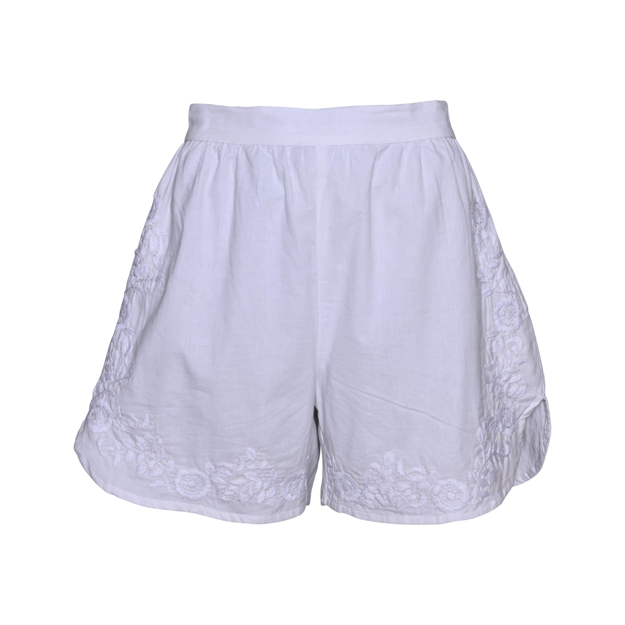 Nitzsche Accessoires Strandshorts mit Blumenstickerei und Teildehnbund Sonderangebote