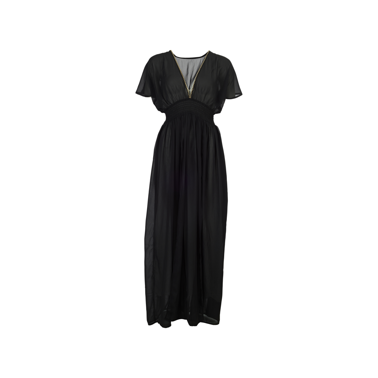 Nitzsche Accessoires Strandkleid mit V-Ausschnitt und Taillenbund Bis zu 65% Rabatt