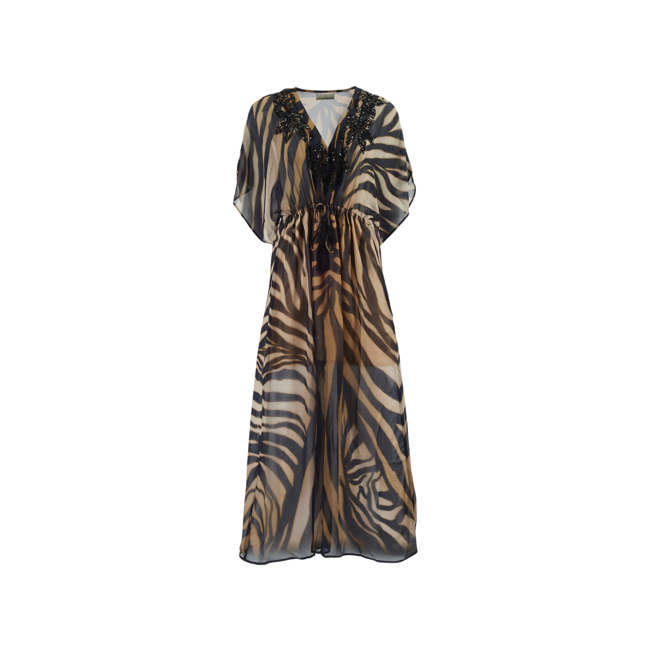 Nitzsche Accessoires Leichtes Strandkleid mit Paillettenverzierung am Ausschnitt Outlet