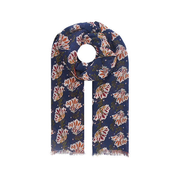 Nitzsche Accessoires Gemusterter Schal für Damen aus Polyester Blitzverkäufe