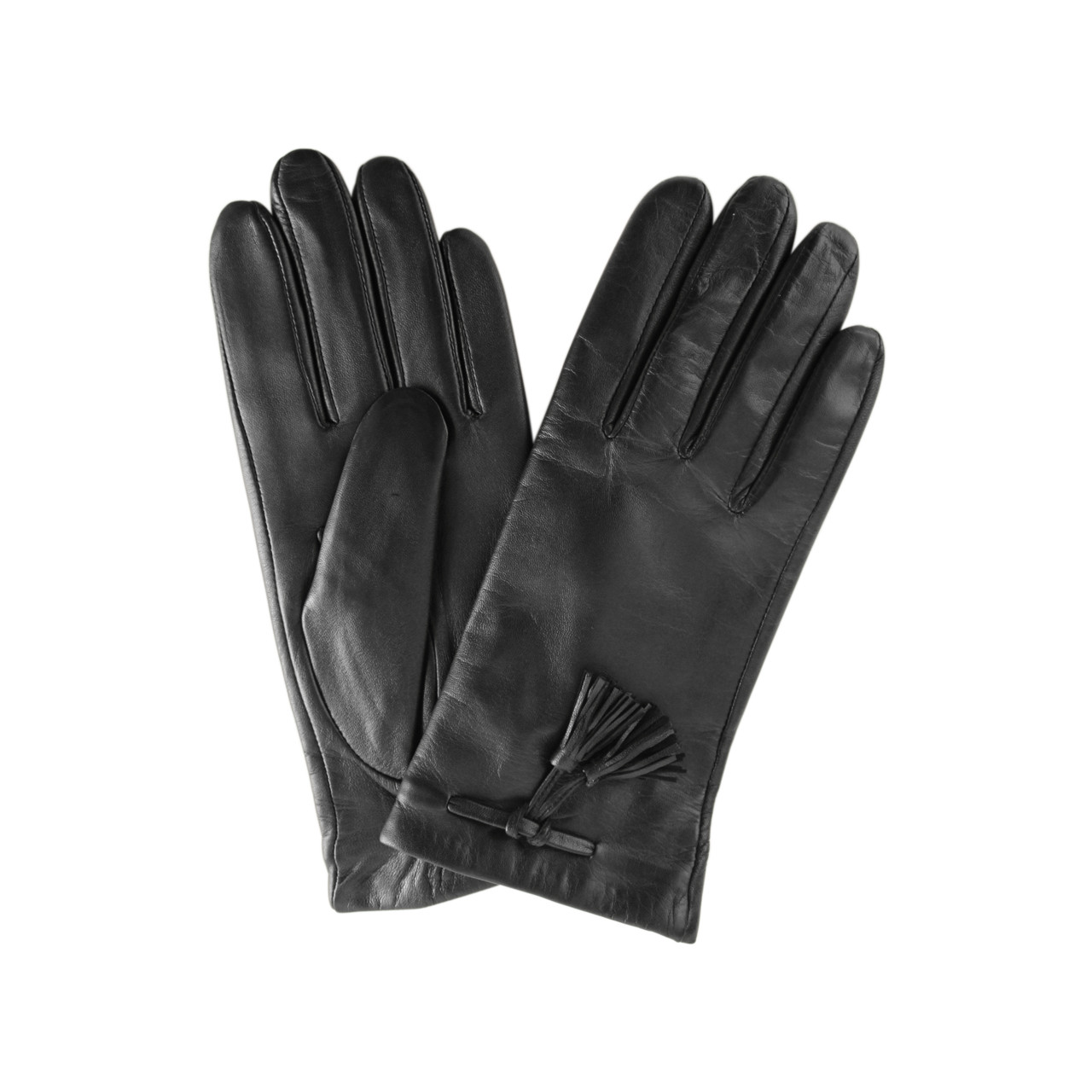 Nitzsche Accessoires Glattleder Handschuh mit Fleecefutter für Damen Super Rabatt