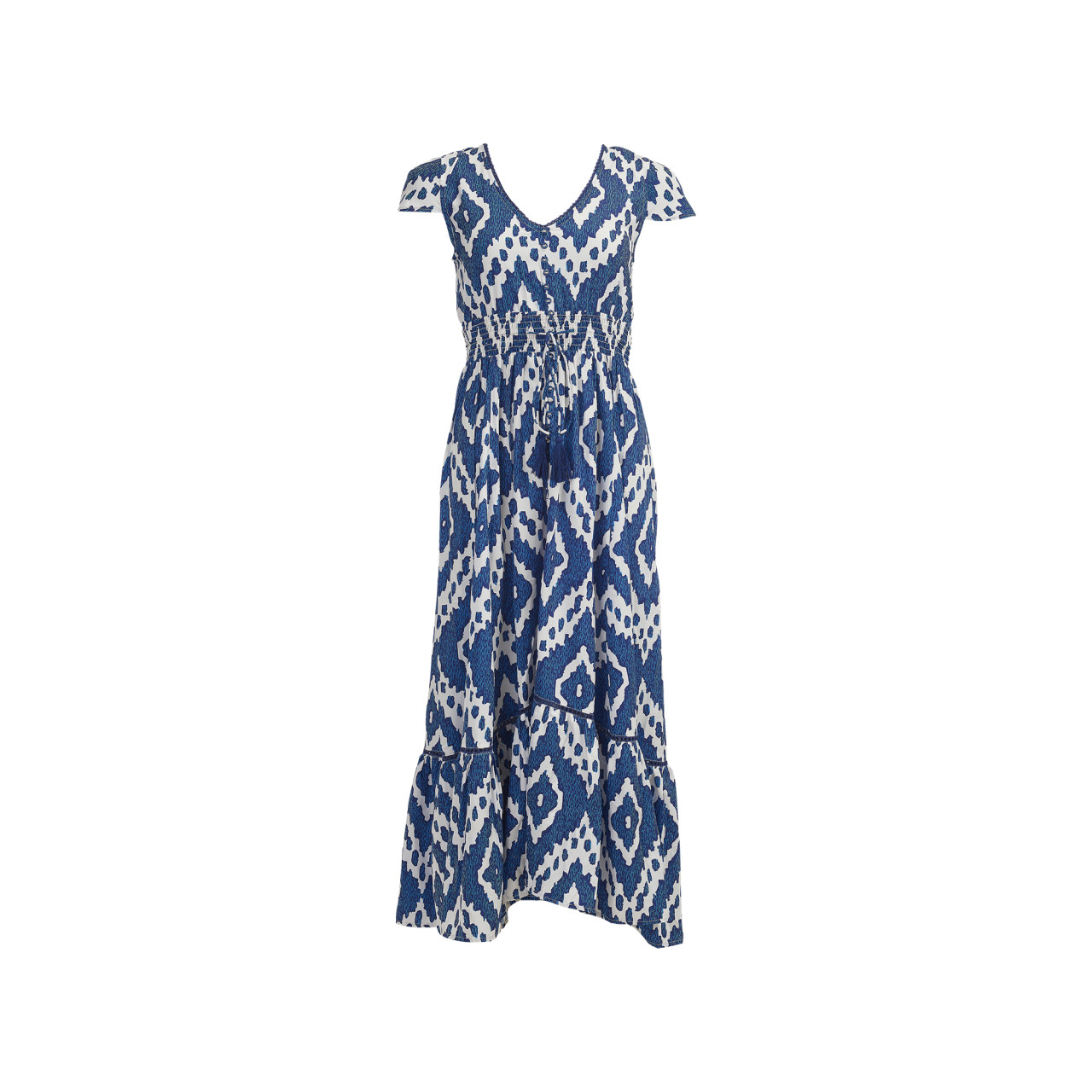 Nitzsche Accessoires Luftiges Maxi-Strandkleid mit Gummizug Zeitbegrenzte Promotion