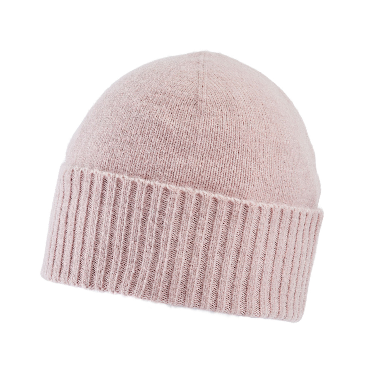 Nitzsche Accessoires Damenstrickmütze in melange Optik mit Umschlag Fabrik Onlineshop